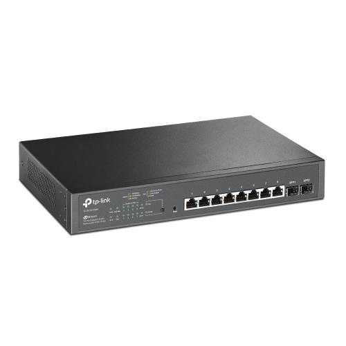 TP-LINK Switch TP-LINK TL-SG2210MP, 8xPOE+, 2 SFP, Black - IT-Fashion.ro