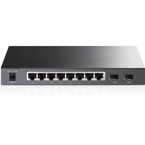 Switch TP-LINK TL-SG2210P 8 x POE+, 2 x SFP, Black - Imagine 3