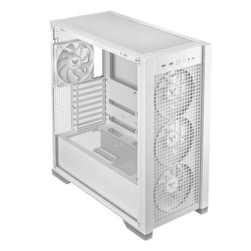 Carcasa PC ASUS TUF GAMING GT302  ARGB, White - Imagine 4