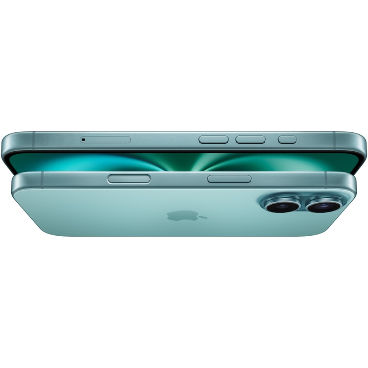 Telefon APPLE iPhone 16, 128GB, 8GB RAM, 5G, Teal - Imagine 6