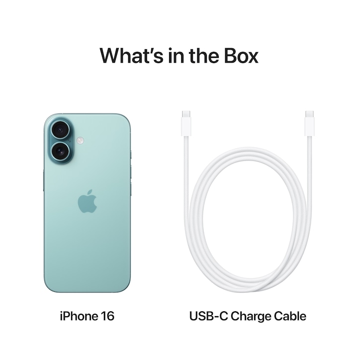 Telefon APPLE iPhone 16, 128GB, 8GB RAM, 5G, Teal - Imagine 7