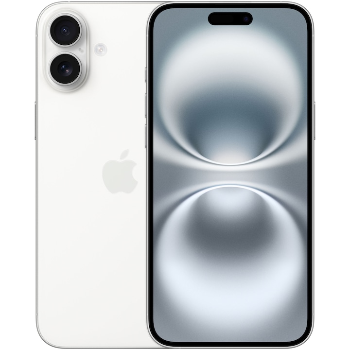 Apple Telefon APPLE iPhone 16 Plus, 256GB, 8GB RAM, 5G, White - IT-Fashion.ro