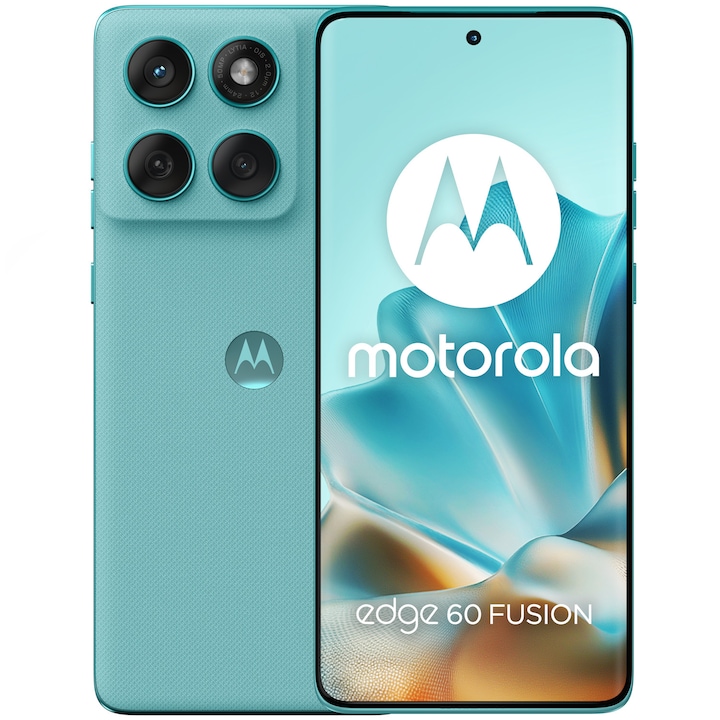 MOTOROLA Telefon MOTOROLA Edge 60 Fusion, 256GB, 8GB RAM, 5G, Pantone Amazonite - IT-Fashion.ro