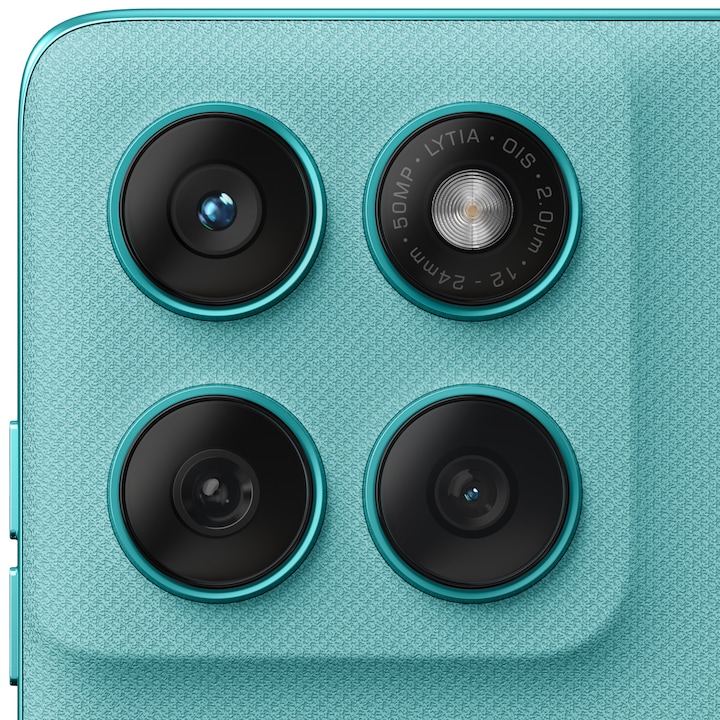 MOTOROLA Telefon MOTOROLA Edge 60 Fusion, 256GB, 8GB RAM, 5G, Pantone Amazonite - IT-Fashion.ro