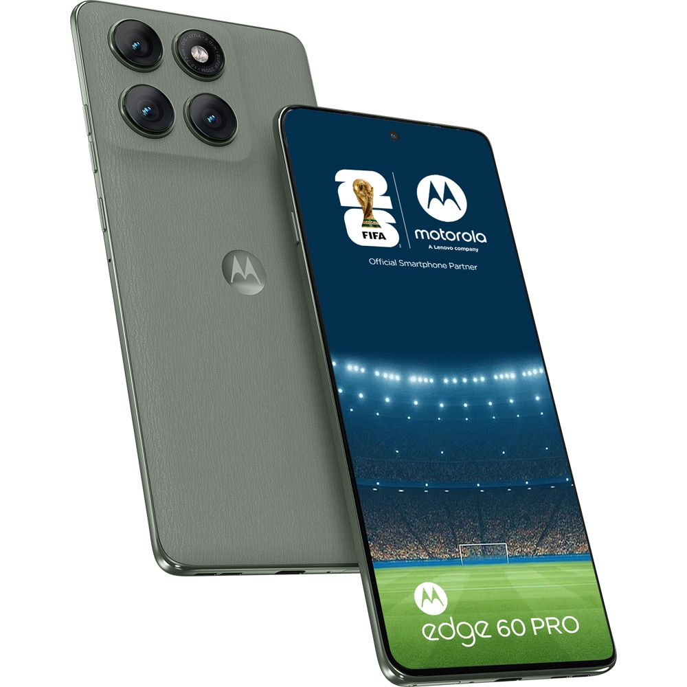 MOTOROLA Telefon MOTOROLA Edge 60 Pro 5G, 256GB, 8GB RAM, Dual SIM, Pantone Shadow - IT-Fashion.ro