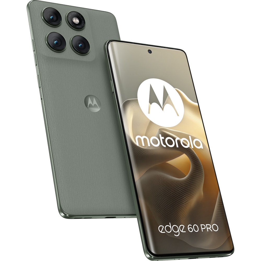 Telefon MOTOROLA Edge 60 Pro 5G, 256GB, 8GB RAM, Dual SIM, Pantone Shadow - Imagine 3