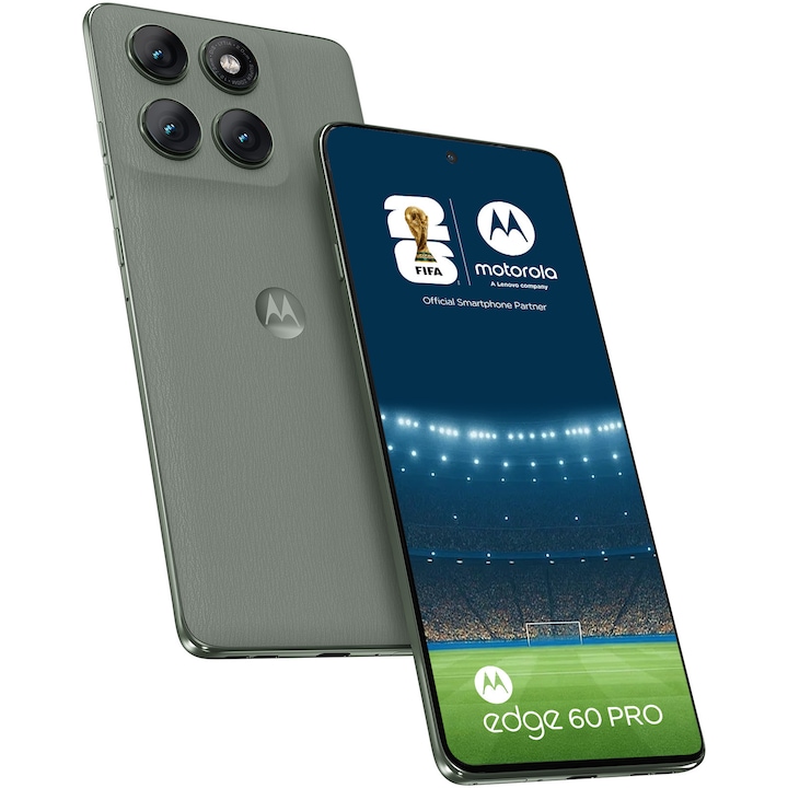MOTOROLA Telefon MOTOROLA Edge 60 Pro, Dual SIM, 512GB, 12GB RAM, 5G, Pantone Shadow - IT-Fashion.ro