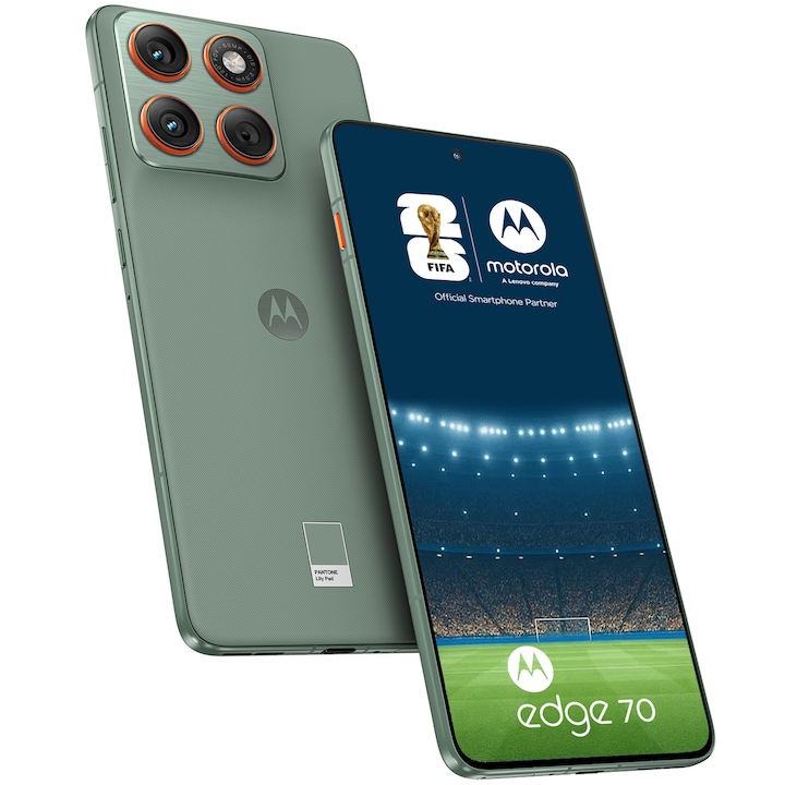 Telefon MOTOROLA Edge 70, 12GB RAM, 512 GB, Pantone Lily Pad - Imagine 3