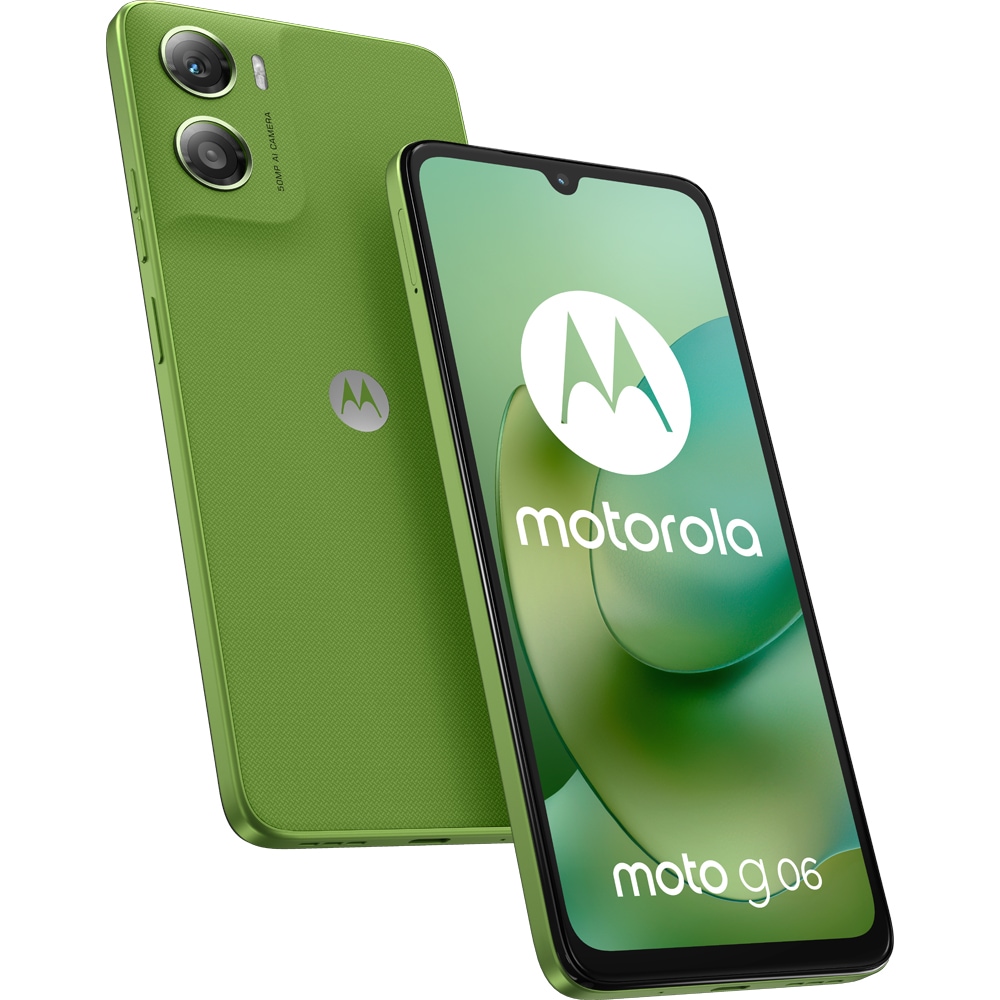 Telefon MOTOROLA G06, 256GB, 4GB RAM, Dual SIM, Tendril Green - Imagine 3