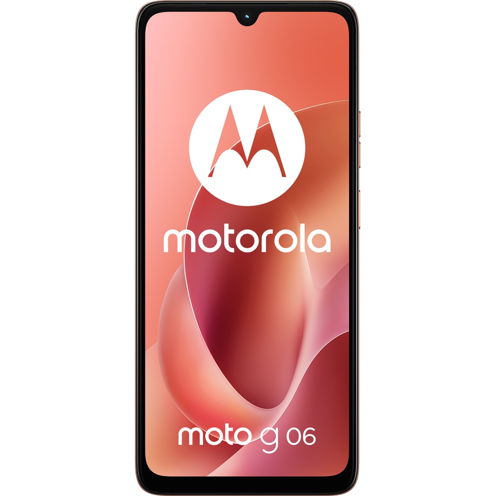 Telefon MOTOROLA G06, 64GB, 4GB RAM, Dual SIM, Arabesque Orange - Imagine 4