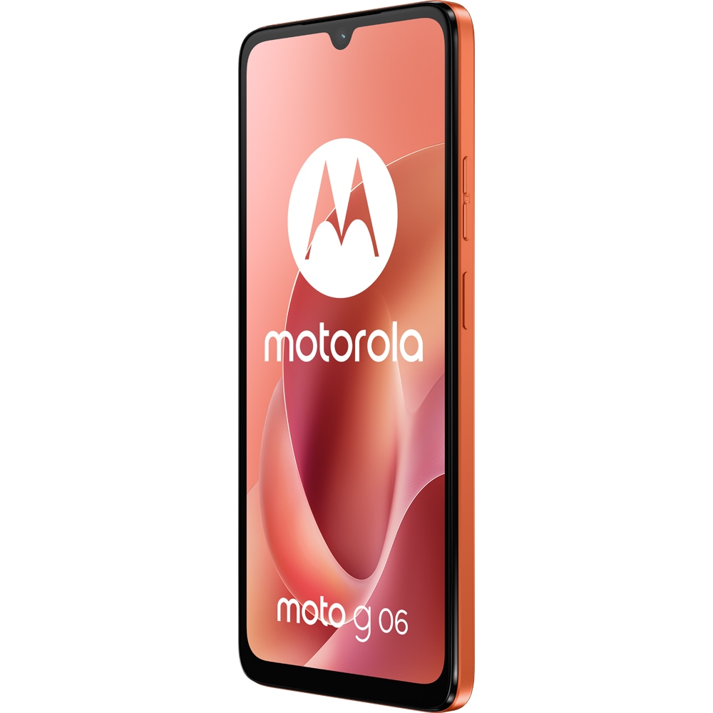 Telefon MOTOROLA G06, 64GB, 4GB RAM, Dual SIM, Arabesque Orange - Imagine 5