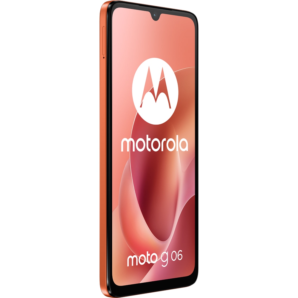 Telefon MOTOROLA G06, 64GB, 4GB RAM, Dual SIM, Arabesque Orange - Imagine 6