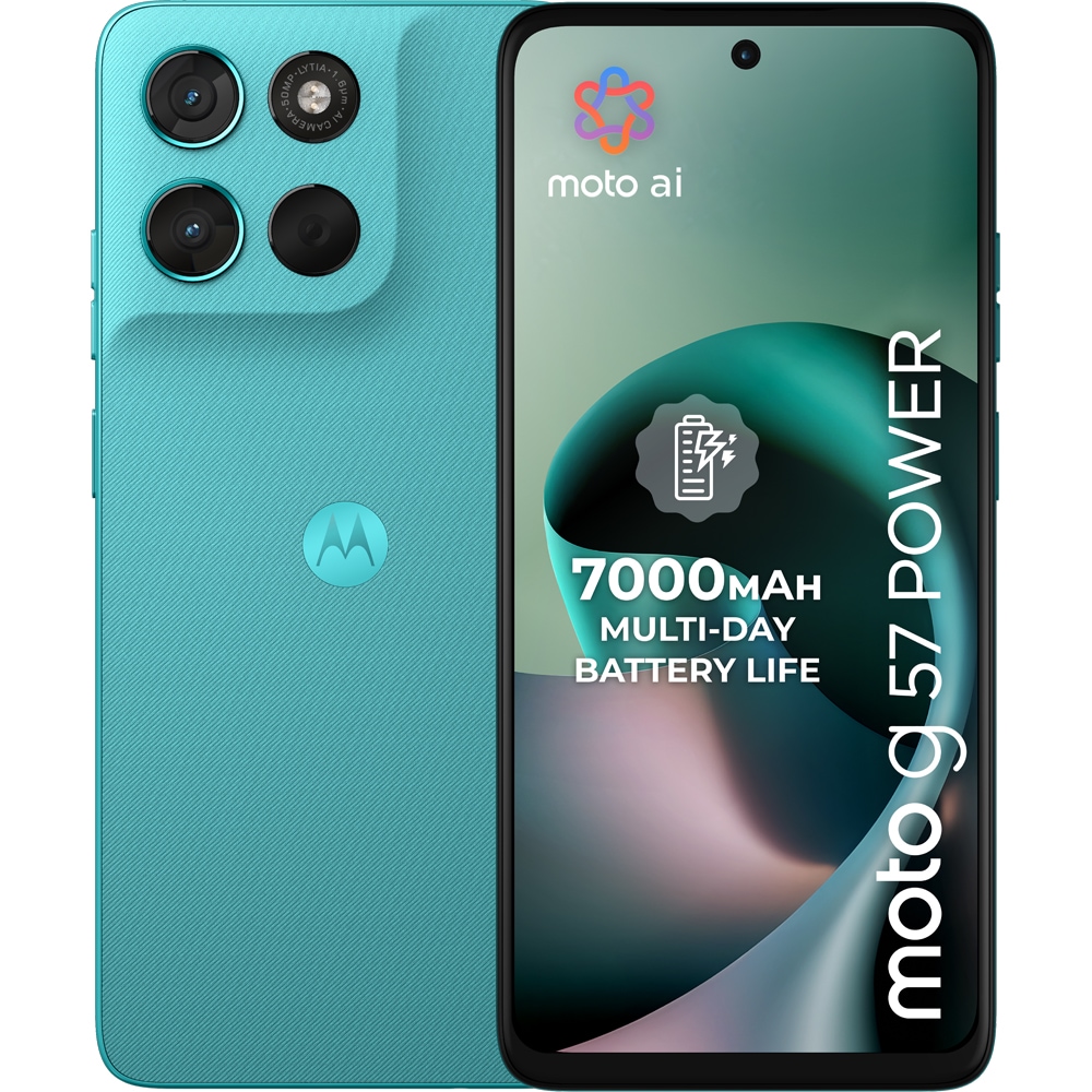MOTOROLA Telefon MOTOROLA Moto G57 Power, 256GB, 12GB RAM, Dual SIM, Fluidity - IT-Fashion.ro