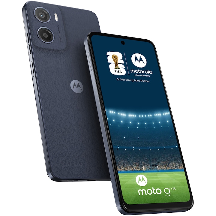 MOTOROLA Telefon MOTOROLA g05, Dual SIM, 128GB, 4GB RAM, Denim Blue - IT-Fashion.ro