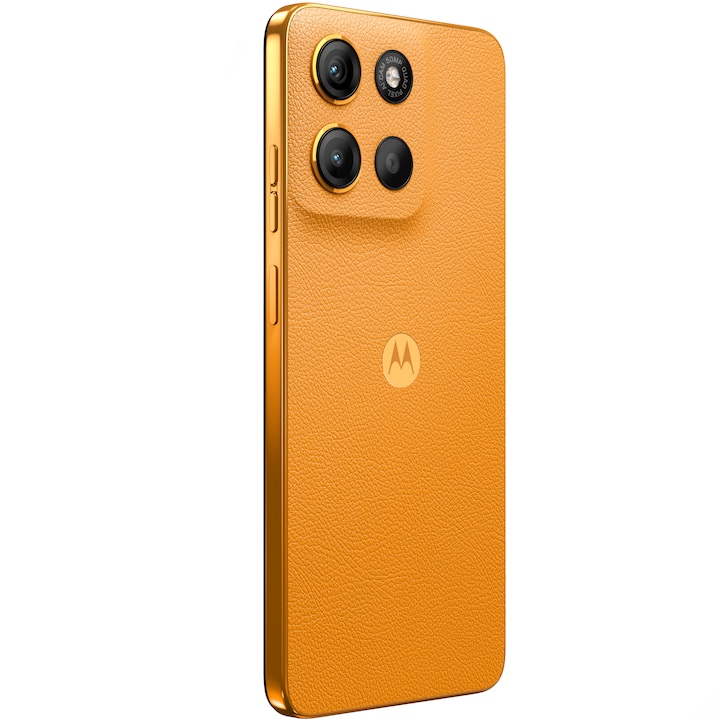 Telefon MOTOROLA moto g15, Dual SIM, 128GB, 4GB RAM, 5200 mAh, Sunrise Orange - Imagine 8