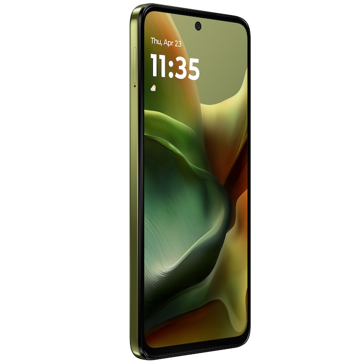 Telefon MOTOROLA moto g15, Dual SIM, 128GB, 4GB RAM, 5200 mAh, Iguana Green - Imagine 3