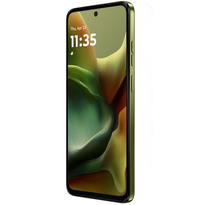 Telefon MOTOROLA moto g15, Dual SIM, 128GB, 4GB RAM, 5200 mAh, Iguana Green - Imagine 5