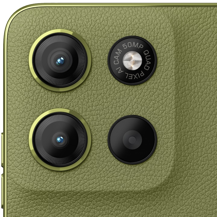 Telefon MOTOROLA moto g15, Dual SIM, 128GB, 4GB RAM, 5200 mAh, Iguana Green - Imagine 10