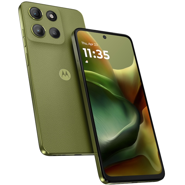 Telefon MOTOROLA moto g15, Dual SIM, 128GB, 4GB RAM, 5200 mAh, Iguana Green - Imagine 12