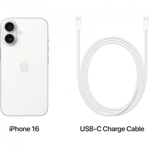 Telefon Mobil Apple iPhone 16 Plus MXVV3ZD/A, Dual SIM Hybrid, 128GB, 8GB RAM, 5G, White - Imagine 5