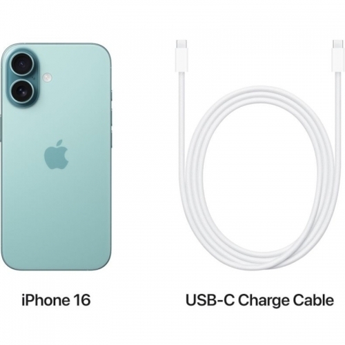 Telefon Mobil Apple iPhone 16 Plus MXVY3ZD/A, Dual SIM Hybrid, 128GB, 8GB RAM, 5G, Teal - Imagine 6