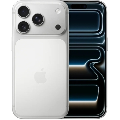 Apple Telefon mobil Apple iPhone 17 Pro MG8P4ZD/A, Dual SIM, 6.3 inch, 1TB, 12GB RAM, 5G, Silver - IT-Fashion.ro