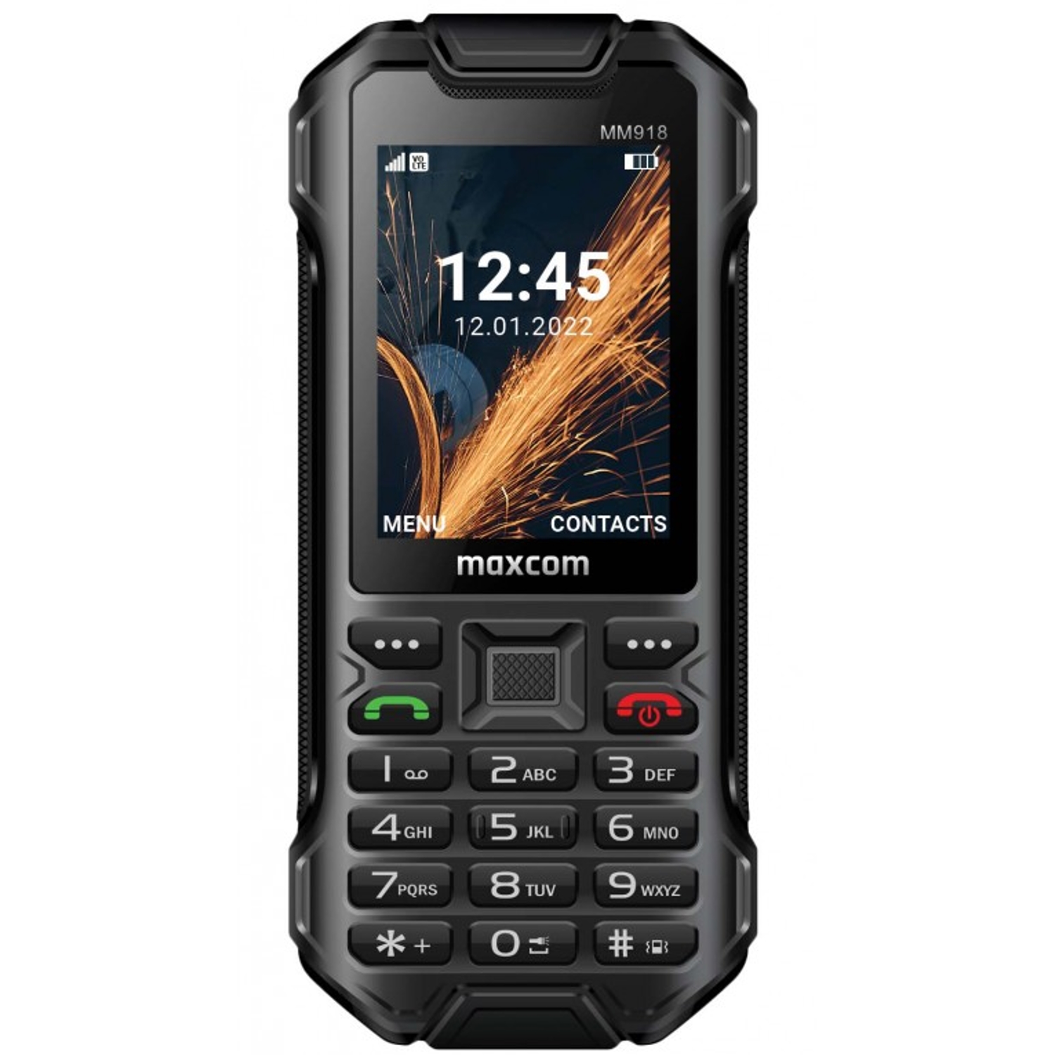 Maxcom Telefon moil MAXCOM Strong MM918 LIGHT, 4G, Dual SIM, Black - IT-Fashion.ro
