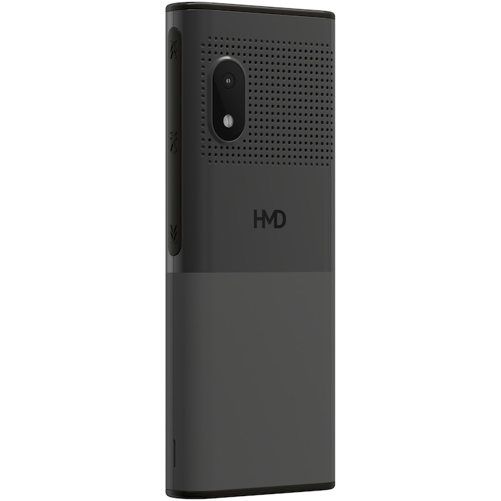 Telefon mobil HMD 150 Music, Dual SIM, baterie 2500 mAh, Dark Grey - Imagine 3