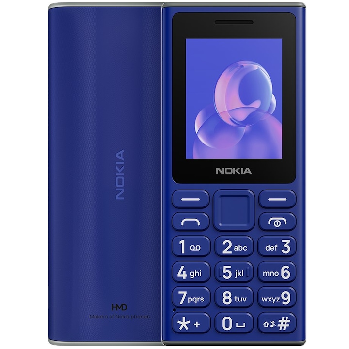 Nokia Telefon moil NOKIA 105 (2024), 2G, Dual SIM, Blue - IT-Fashion.ro