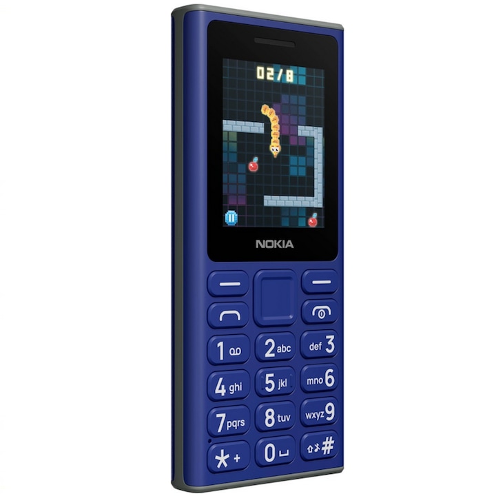 Telefon moil NOKIA 105 (2024), 2G, Dual SIM, Blue - Imagine 3