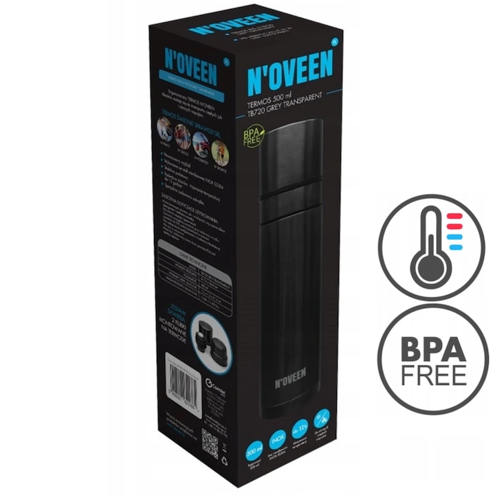 Termos NOVEEN 500 ml, TB720, Grey - Imagine 8