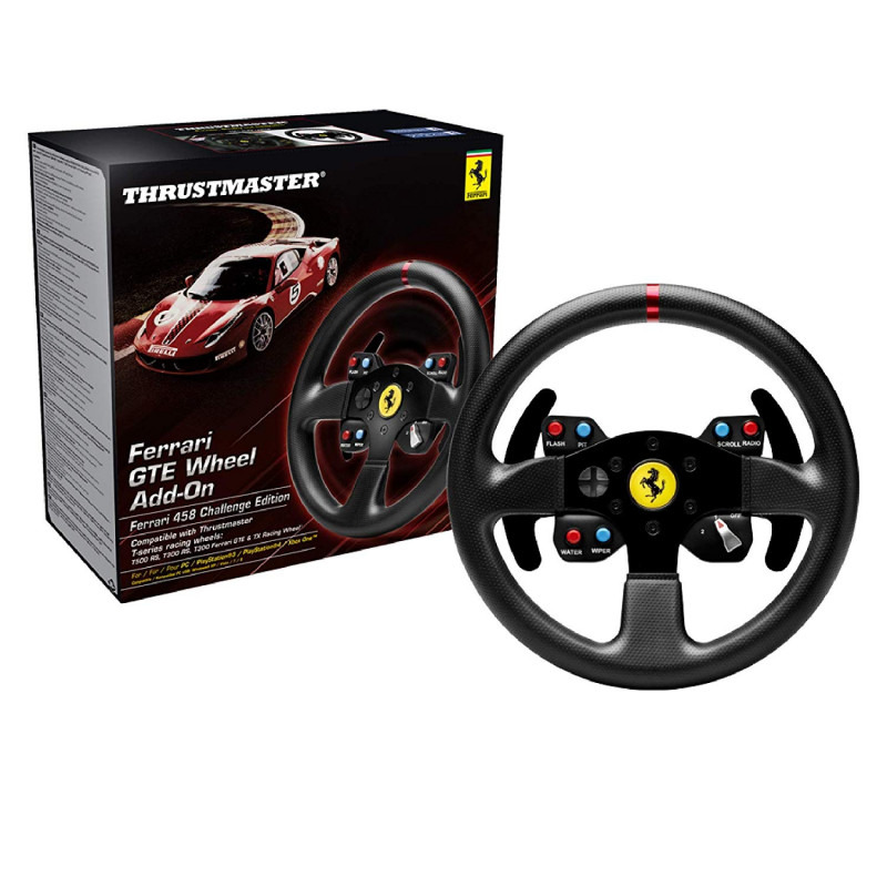 THRUSTMASTER Volan THRUSTMASTER Ferrari GTE Wheel Add-On Ferrari 458 Challenge Edition, Black (4060047) - IT-Fashion.ro