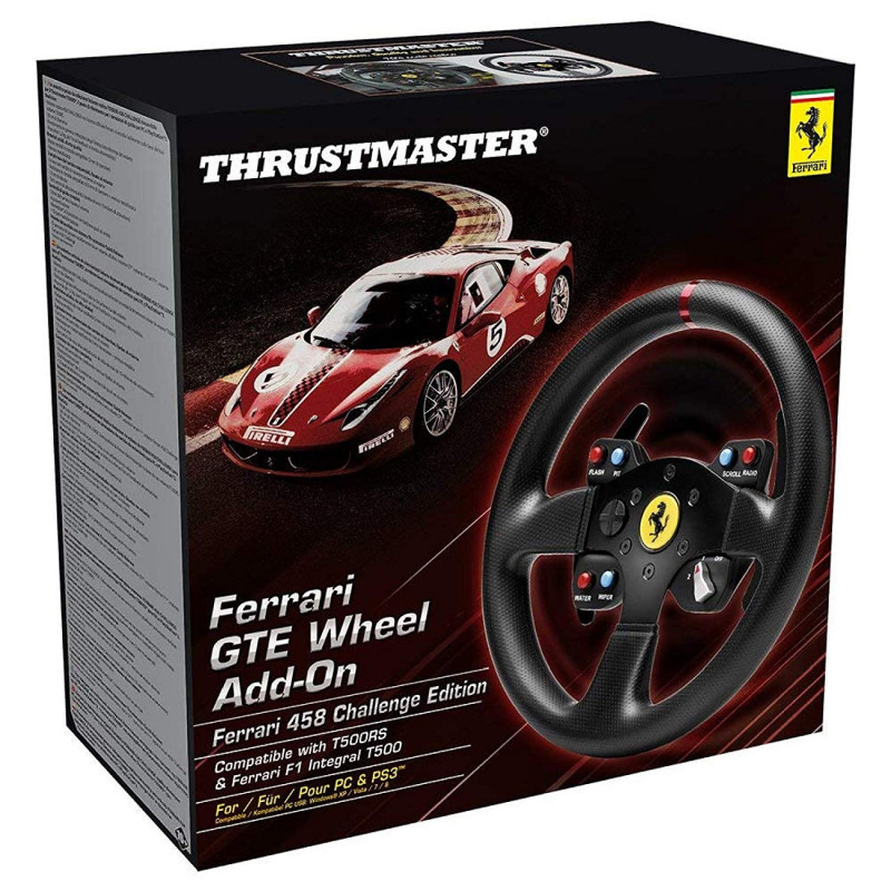 Volan THRUSTMASTER Ferrari GTE Wheel Add-On Ferrari 458 Challenge Edition, Black (4060047) - Imagine 4