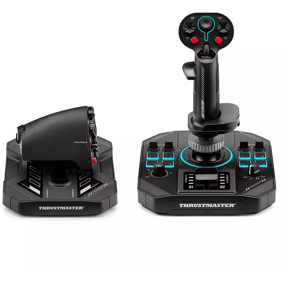 THRUSTMASTER Joystick THRUSTMASTER SOL-R 4 HOTAS & SOL-R 6, Black - IT-Fashion.ro