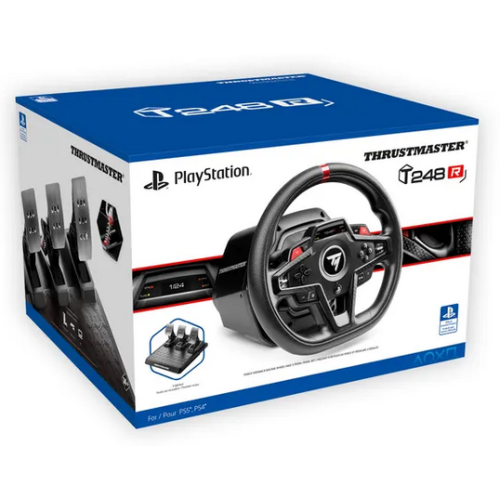 Volan si pedale ThHRUSTMASTER T248R, PC/PlayStation, Black - Imagine 5