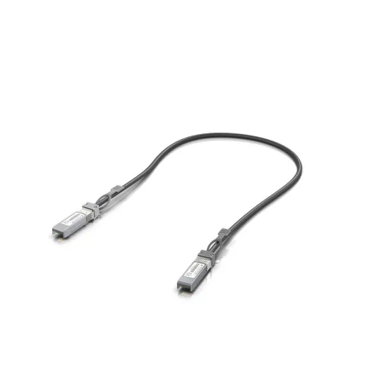 UBIQUITI Cablu rețea fibră optică UBIQUITI Direct Attach Cable, 0.5 m, 10 Gigabit, conectori SFP+, UACC-DAC-SFP10-0.5M, Black - IT-Fashion.ro