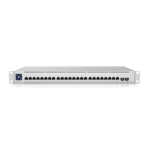 UBIQUITI Switch UBIQUITI USW-ENTERPRISEXG-24-EU, 24x 10G RJ45, 2x 25G SFP28, Layer 3, Rack 1U, Gray - IT-Fashion.ro