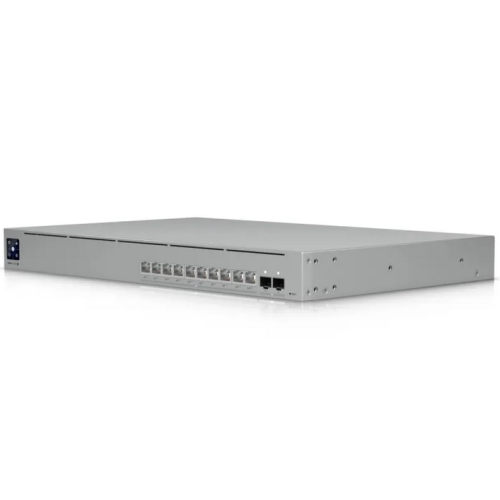 Switch UBIQUITI UniFi USW-PRO-XG-10-POE, 10 porturi, 10G PoE++ Layer 3, Etherlighting™, Gray - Imagine 3