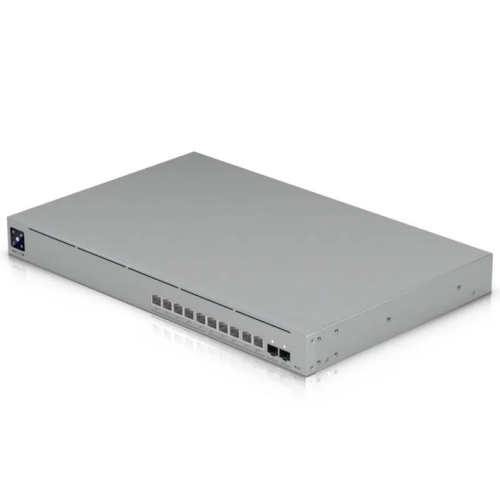 Switch UBIQUITI UniFi USW-PRO-XG-10-POE, 10 porturi, 10G PoE++ Layer 3, Etherlighting™, Gray - Imagine 4