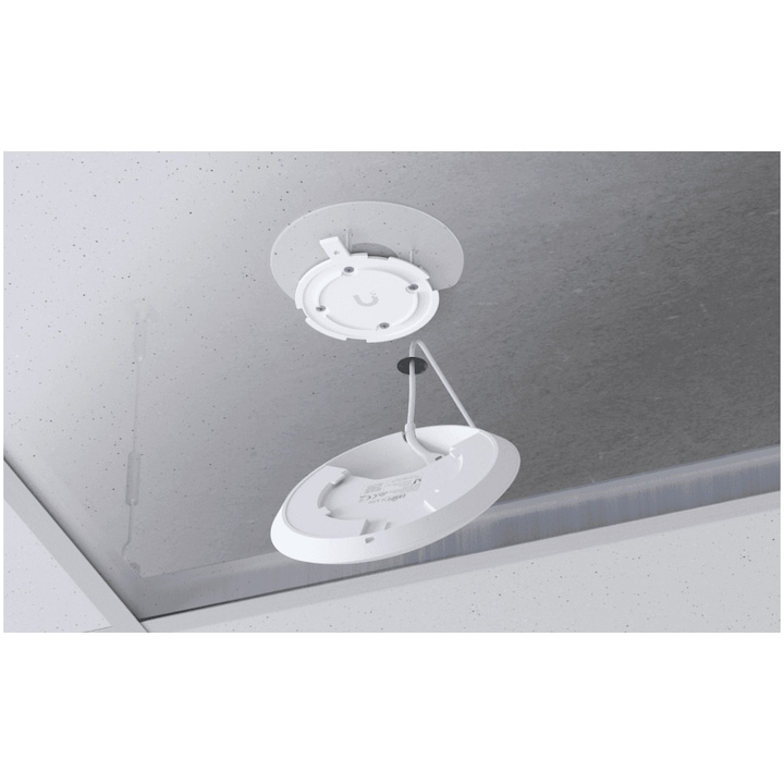 UBIQUITI Access Point UBIQUITI U6+, WI-FI 6, 2x2 MIMO, PoE, White - IT-Fashion.ro