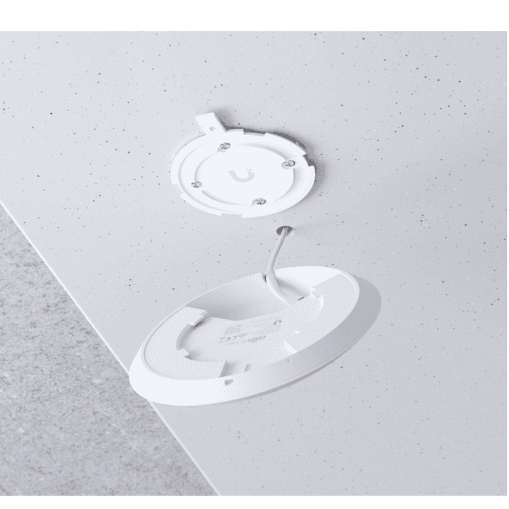 Access Point UBIQUITI U6+, WI-FI 6, 2x2 MIMO, PoE, White - Imagine 3