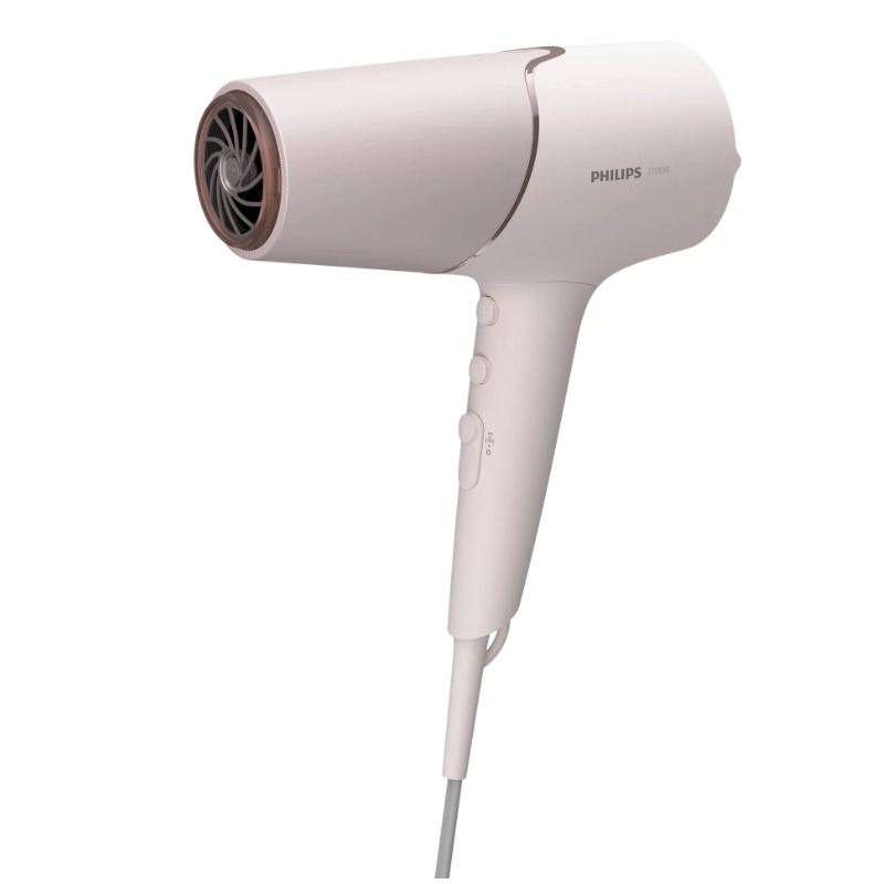 PHILIPS Uscator de par PHILIPS Seria 5000 BHD530/00, 2300 W, 3 trepte de temperatură, 2 trepte de viteză, Pink - IT-Fashion.ro