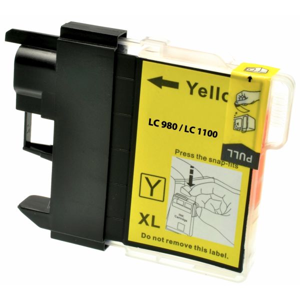 Cartuș compatibil OEM Brother LC980/LC1100 XL, Yellow - Imagine 1