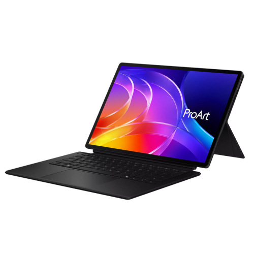 Laptop 2-in-1 ASUS ProArt PZ14 HT7407NA-SN065X, Snapdragon X2 Elite X2E-88-100, 14 inch Touch, RAM 32GB, SSD 1TB, Qualcomm Adreno, Windows 11 Pro, Nano Black - Imagine 2