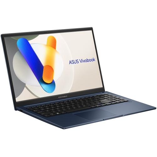 Laptop ASUS Vivobook 15 R1504VA-BQ477, Intel Core i3-1315U, 15.6 inch Touch, RAM 8GB, SSD 512GB, Intel UHD Graphics, Fara sistem de operare, Quiet Blue - Imagine 3