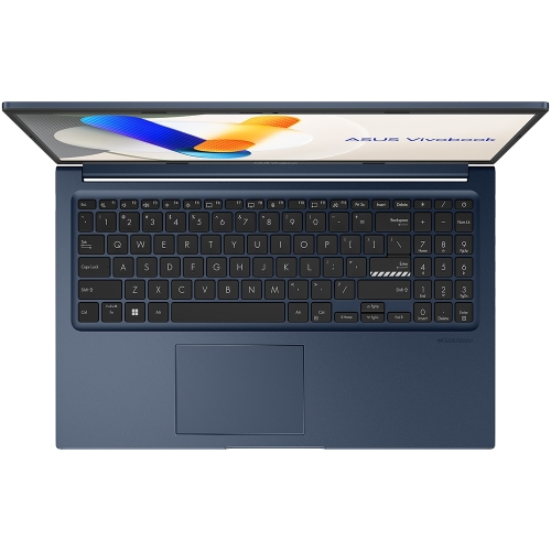 Laptop ASUS Vivobook 15 R1504VA-BQ477, Intel Core i3-1315U, 15.6 inch Touch, RAM 8GB, SSD 512GB, Intel UHD Graphics, Fara sistem de operare, Quiet Blue - Imagine 4