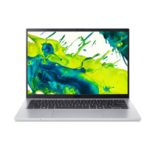 Laptop Acer Aspire Go 14 NX.JSUEX.001, Intel Core 7 150U, 14 inch, RAM 16GB, SSD 512GB, Intel Graphics, Fara sistem de operare, Pure Silver - Imagine 1