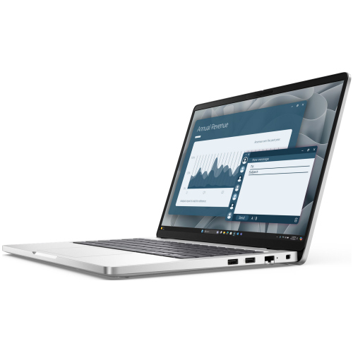 Laptop Dell Pro 14 BTO601_PC14255_EMEA, AMD Ryzen AI 5 PRO 340, 14 inch, RAM 16GB, SSD 512GB, AMD Radeon 840M, Windows 11 Pro, Platinum Silver - Imagine 3