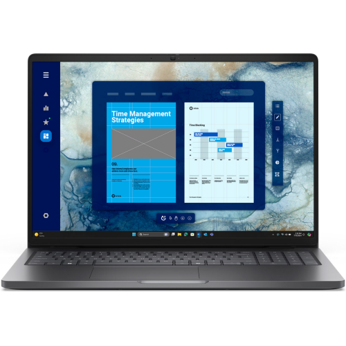 Laptop Dell Pro 16 BTO006_PC16250_EMEA, Intel Core 5 120U, 16 inch, RAM 8GB, SSD 512GB, Intel Graphics, Windows 11 Pro, Magnetite - Imagine 1