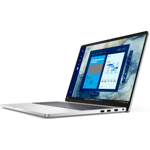 Laptop Dell Pro 16 PC16250_FU7265U32GB1TBW3Y_400N-05, Intel Core Ultra 7 265U, 16 inch, RAM 32GB, SSD 1TB, Intel Graphics, Windows 11 Pro, Platinum Silver - Imagine 3